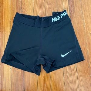 Plain Nike Pros. Worn once.